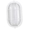 Nuvo LED Small Oval Bulk Head Fixture, White Finish with White Glass 62/1388 - alternate 3